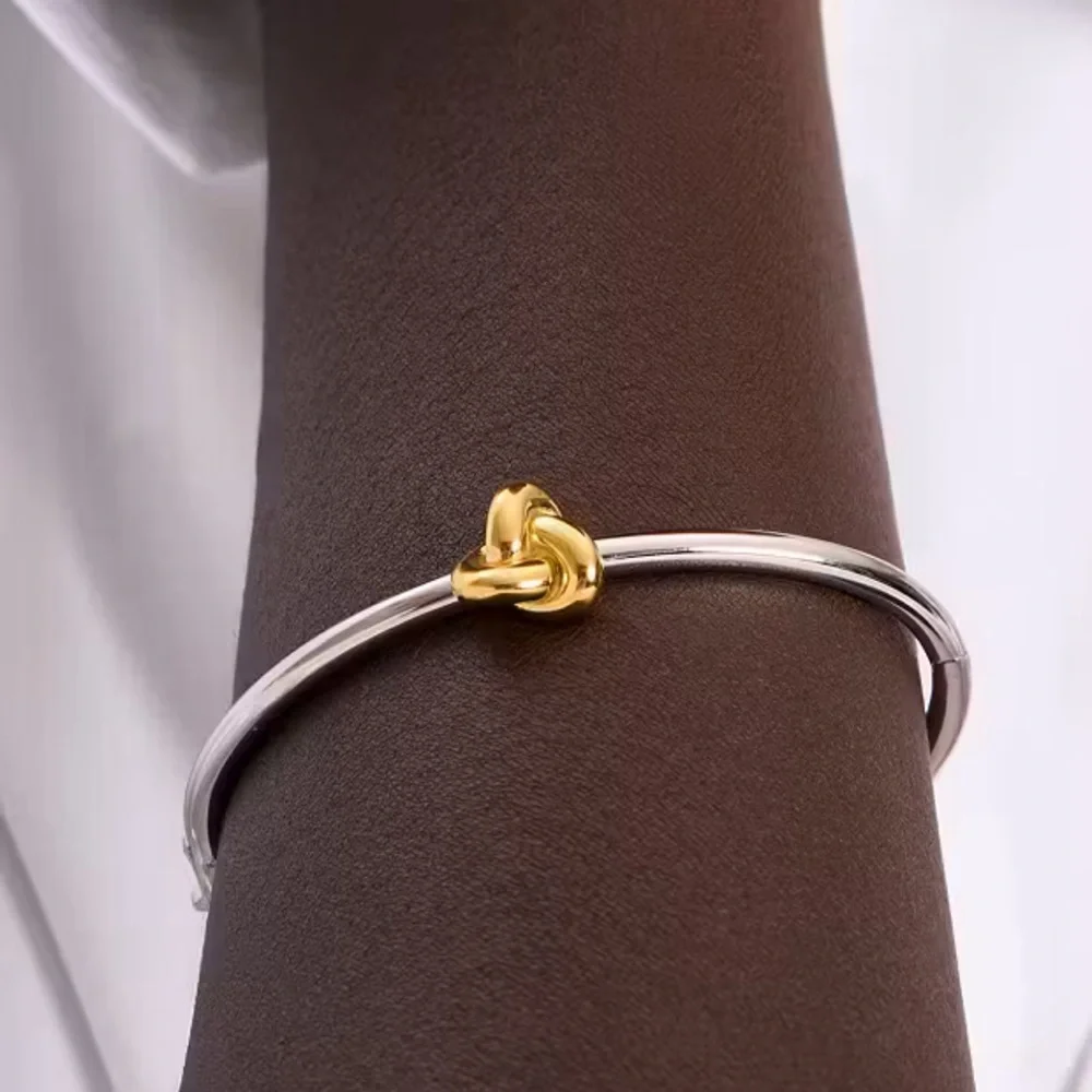$78 Kate Spade Double Knot Hinged Bangle - Picture 2 of 10